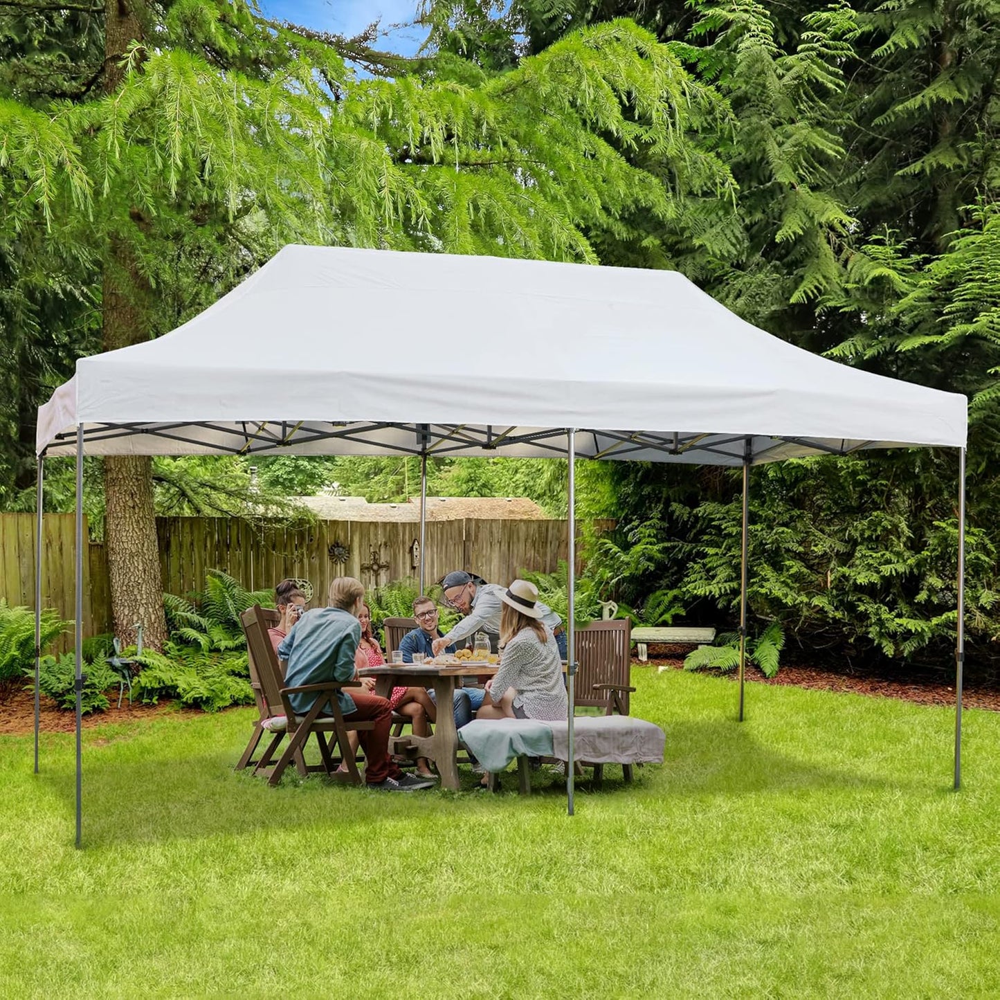 10x20 Steel Frame Canopy Tent Rental