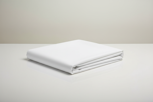 Single Folded White Linen